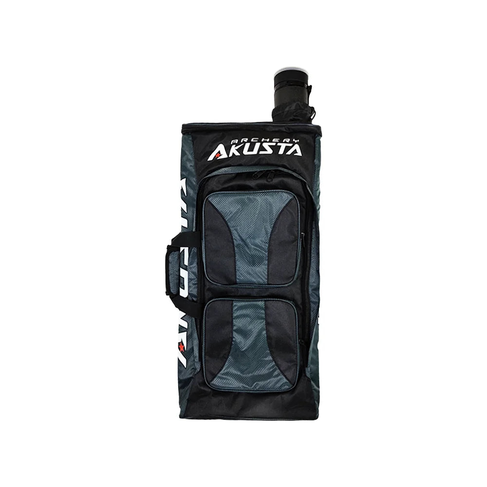 Recurve bow takedown bag with arrow quiver – portable case for hunting and target shooting