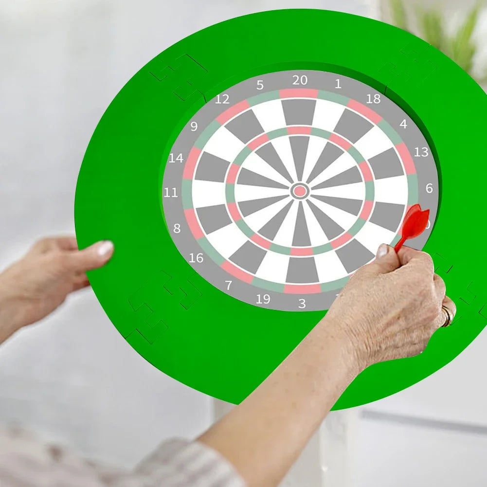 APWIKOGER EVA Dartboard Surround – Jigsaw Ring Design Wall Protector for Dart Boards