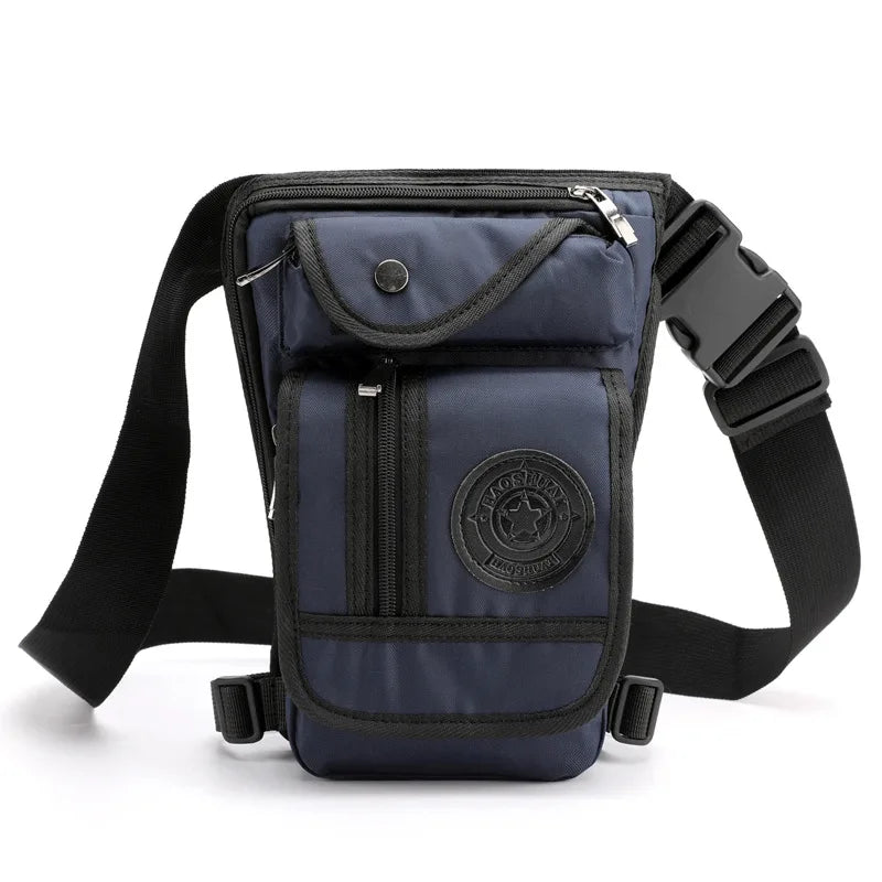 Portable Equestrian Drop Leg Bag – High-Quality Canvas & Nylon Riding Waist Pack with Large Capacity