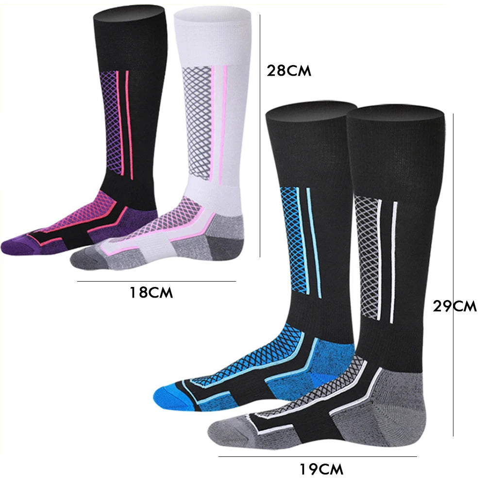 Thickened Equestrian Socks – Winter Warm Long Socks for Riding, Skiing, Hiking & Outdoor Sports