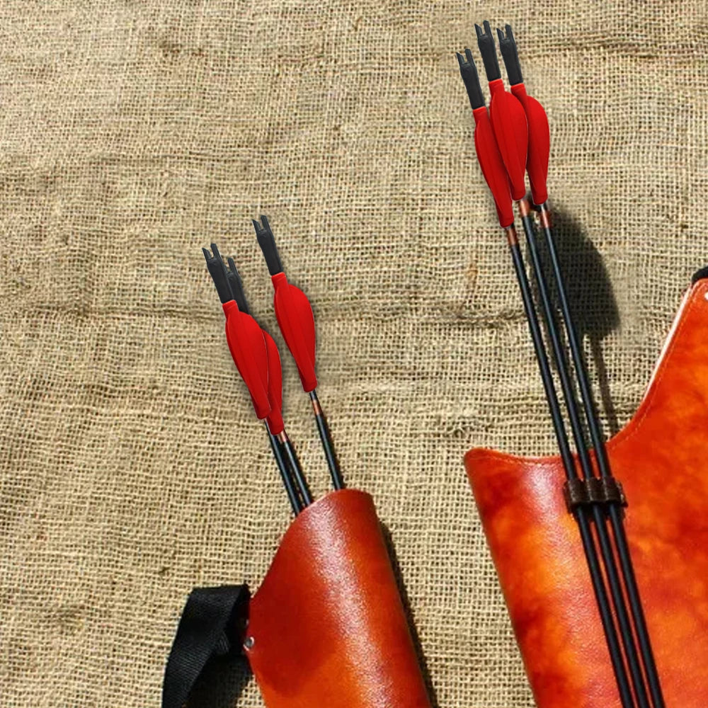 Arrow Fletching and Nock Combo for 6mm Shafts Hunting and Target Shooting