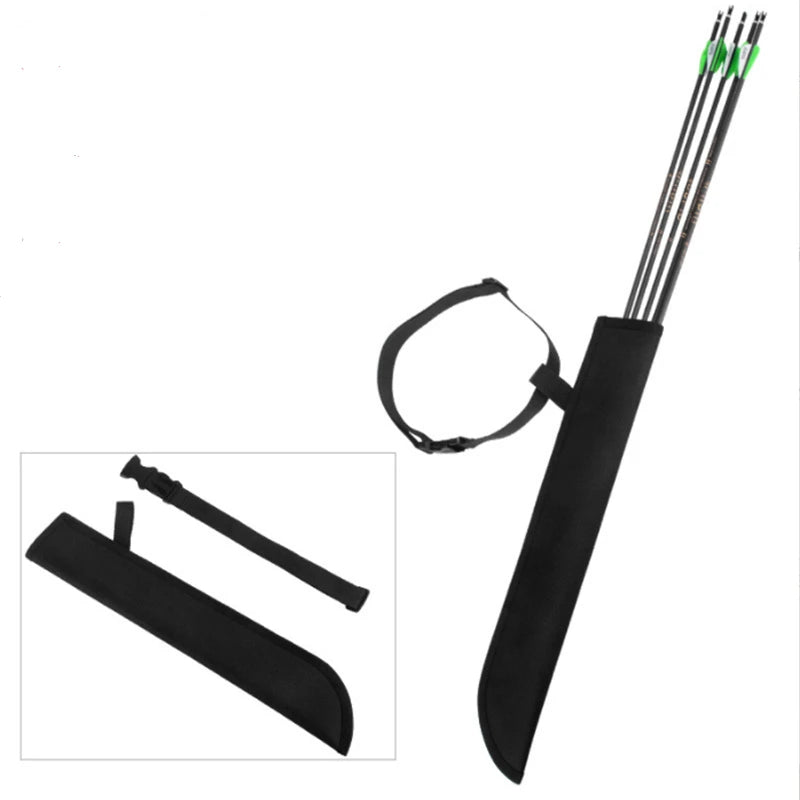Oxford Archery Hip Quiver – Arrow Tube Carry Bag with Waist Clip for Crossbow Bolts