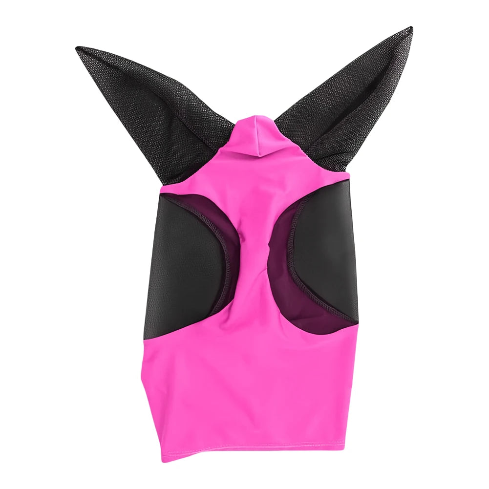 Anti-Fly Lycra Horse Mask – Breathable Knitted Mesh Fly Mask for Insect & UV Protection