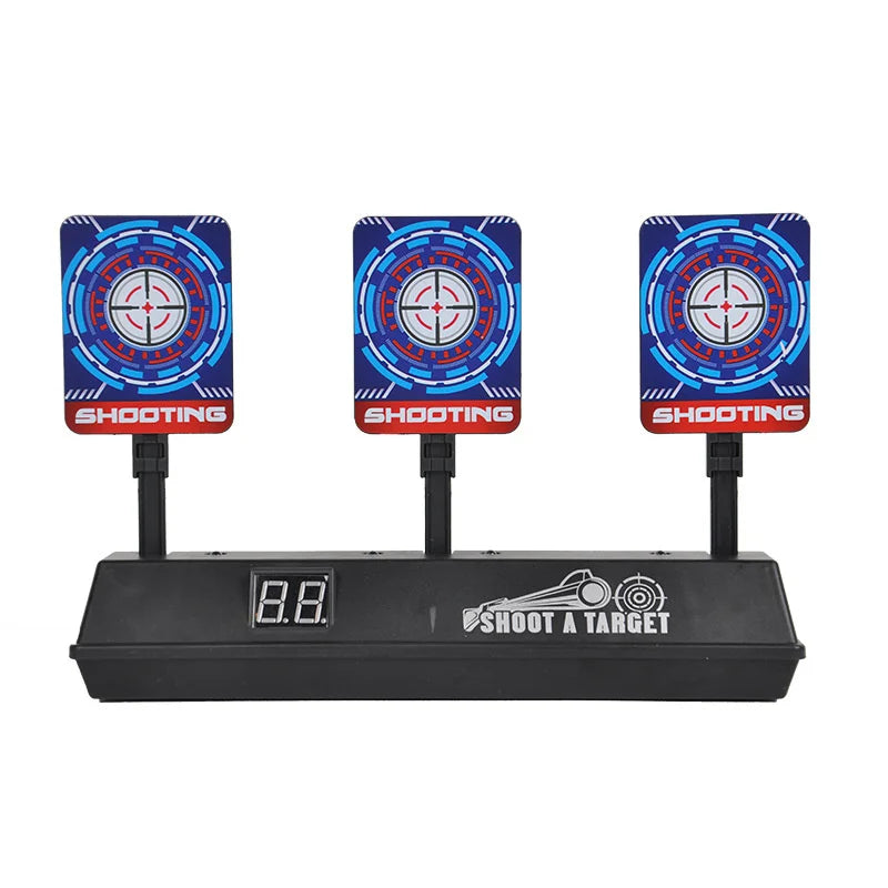 Auto-Reset Electric Target – High-Precision Nerf Gun Scoring Toy for Kids