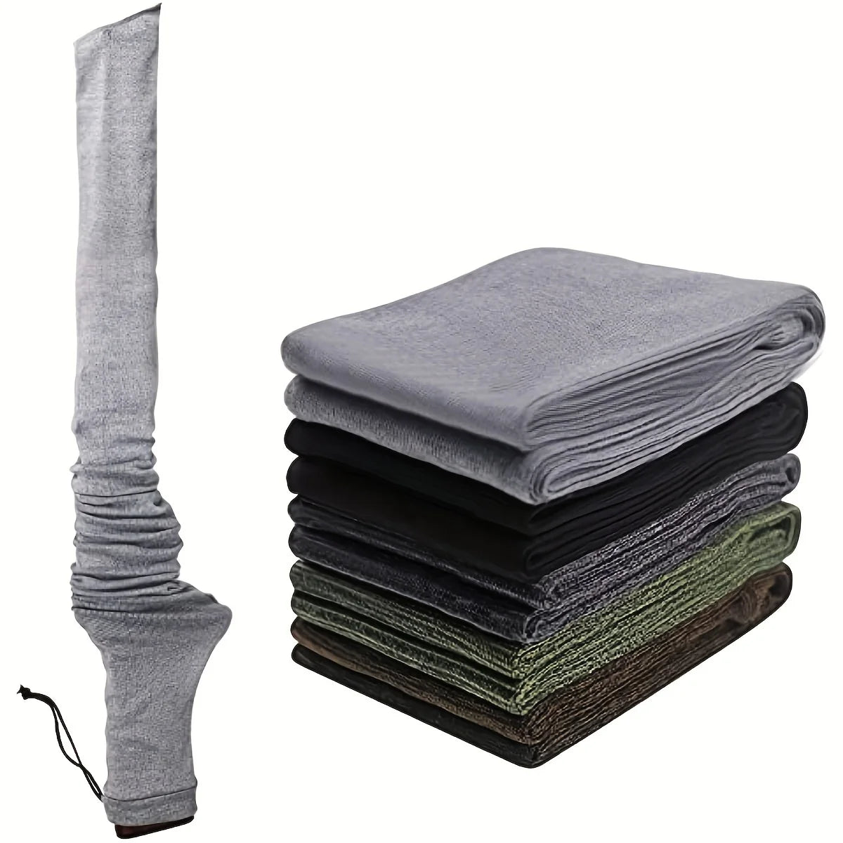 Silicone-Treated Gun Sock – Dust & Moisture-Proof Rifle/Pistol Cover for Long-Term Storage