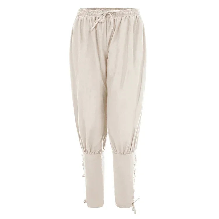 Medieval Pirate Ruffled Shirt & Pants Set – Gothic Steampunk Cosplay Costume