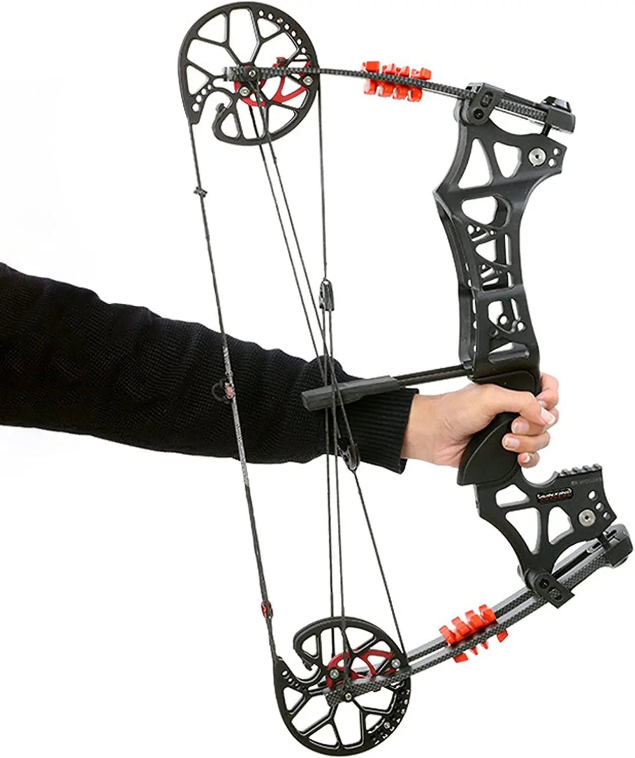 Compound Bow Set 30-60lbs Adjustable Metal Pulley Bow with Full Accessories