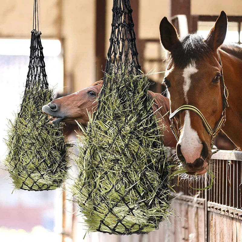 Haylage Net Durable Horse Care Products – Small Holed Hay Net for Slow Feeding and Longer Hay Life