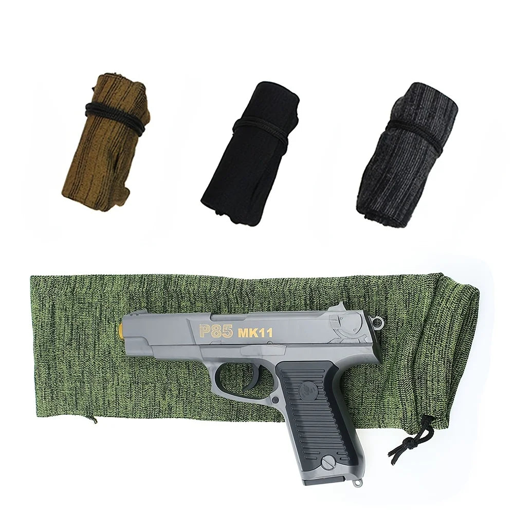 Classic 40cm Ambidextrous Handgun Sock – Silicone-Treated Dust-Proof Gun Protector