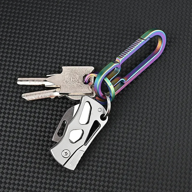 D2 Stainless Steel Mini Folding Knife – Compact EDC Pocket Tool