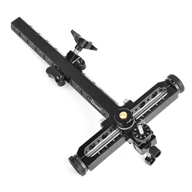 Recurve bow sight – adjustable 1-pin aluminium sight for target and field archery