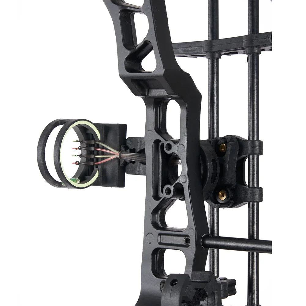 Adjustable 30–60lb Compound Bow with Sight & Stabiliser for Hunting