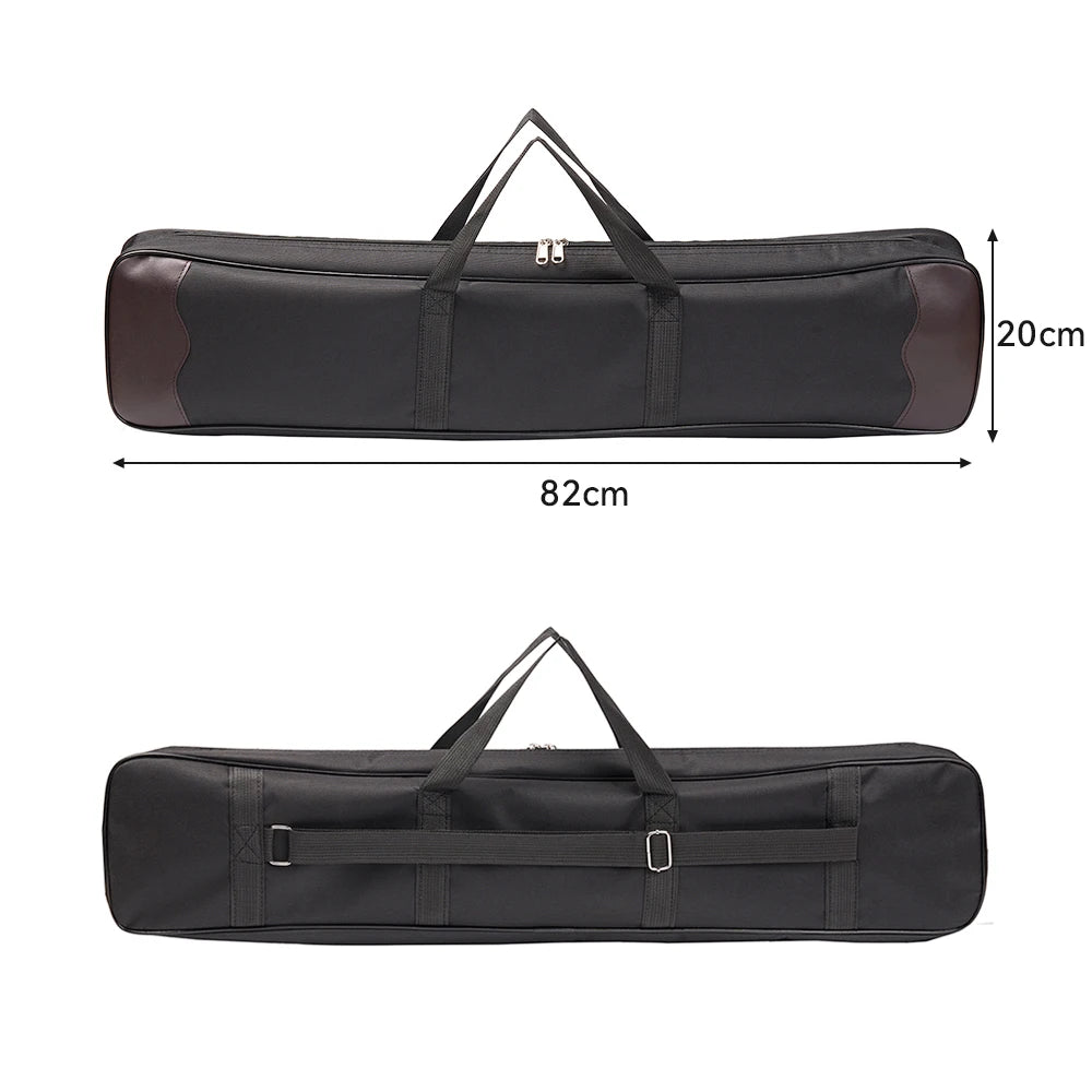 Archery hunting canvas bow bag – recurve bow carrying case for target shooting (82×20cm)