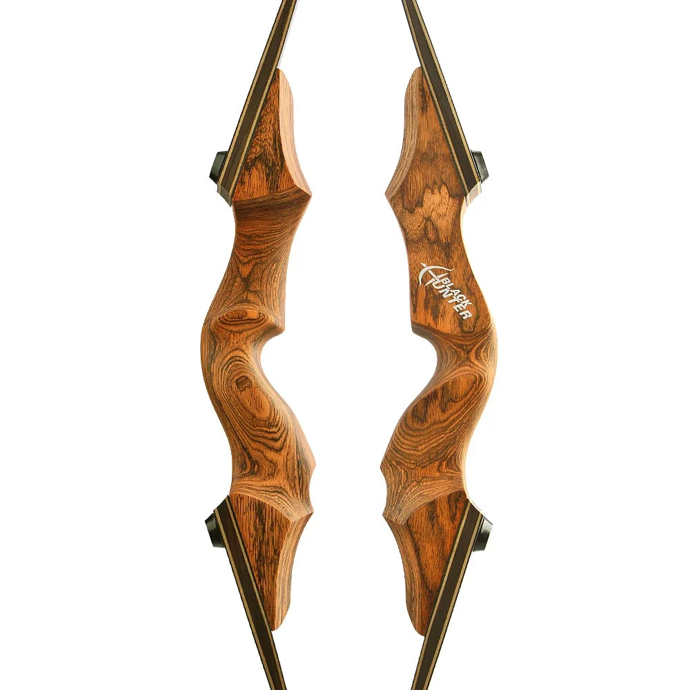 60" traditional recurve bow – wooden takedown bow for outdoor hunting and target use