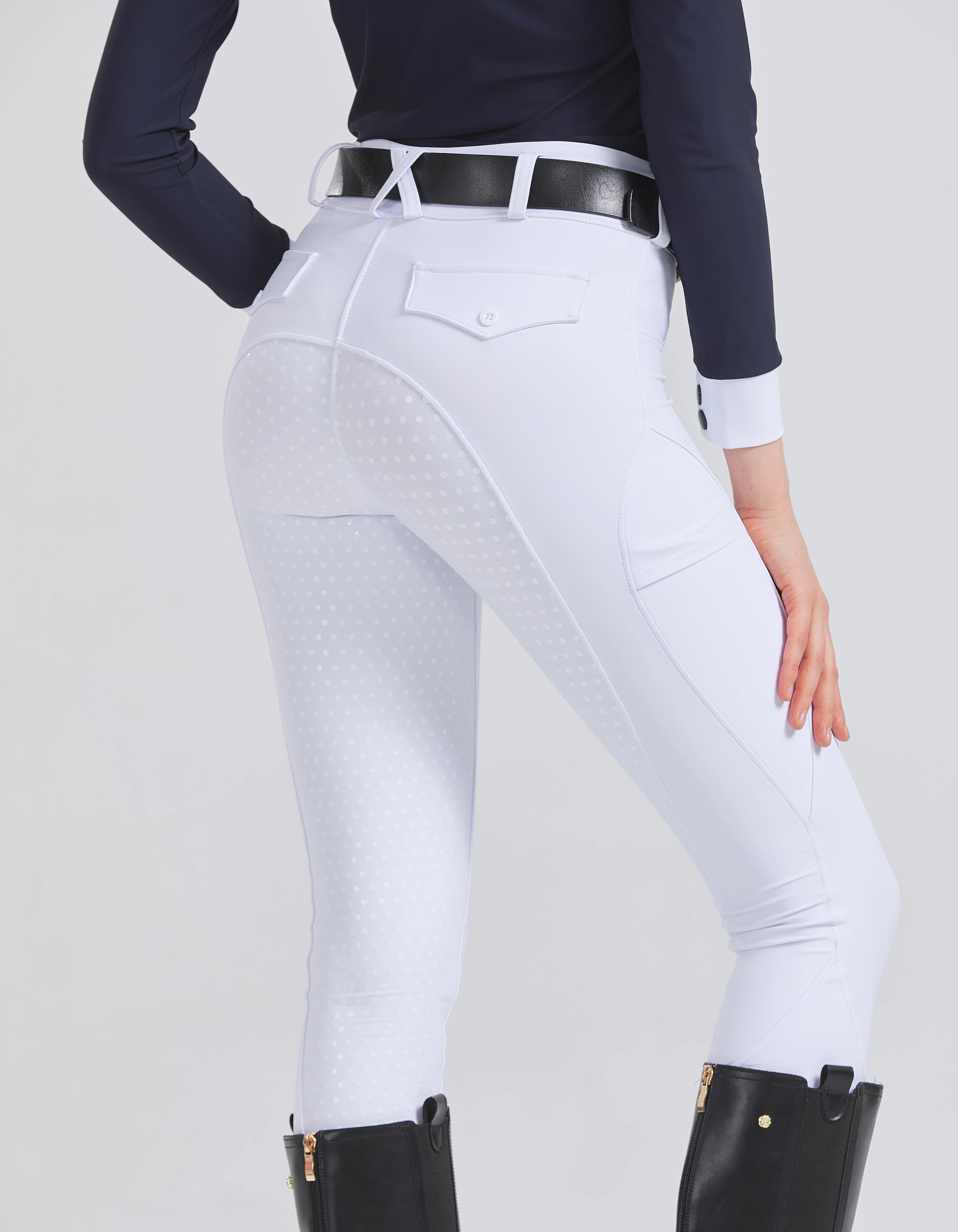 Women's Professional Silicone Grip Riding Pants – Quick-Dry, Tight-Fit Equestrian Sportswear