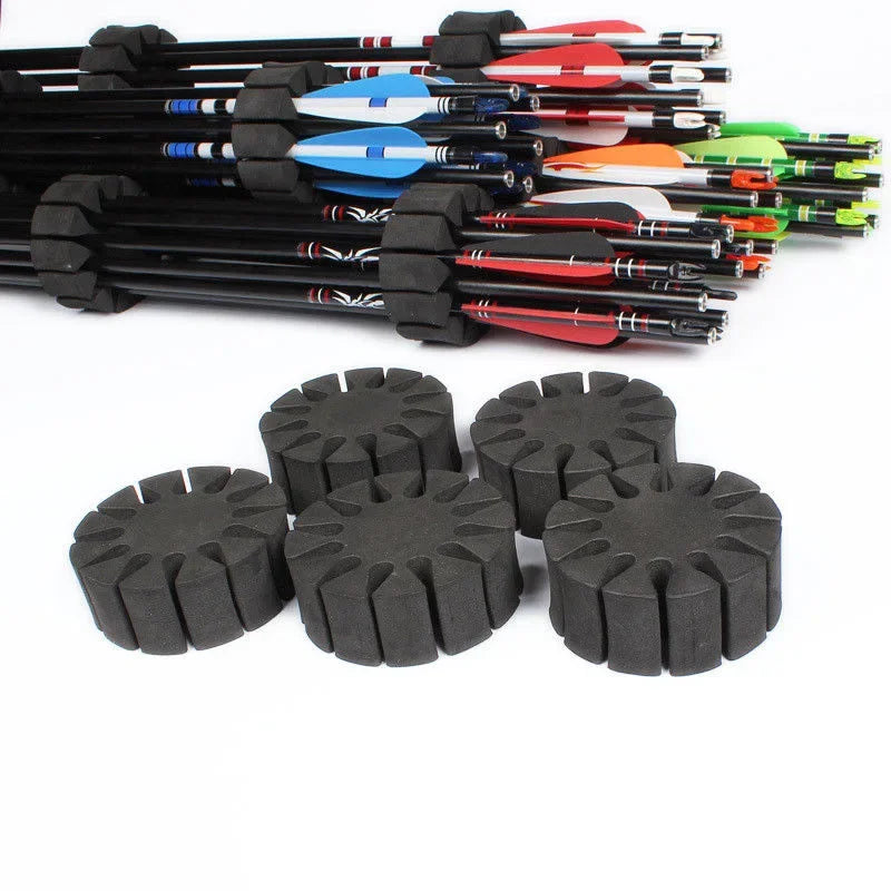 Archery Arrow Holder – EVA Foam Round Separator Rack (12 Arrow Slots, 5/10 pcs per Pack)