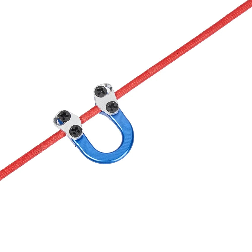 Archery D Loop – Metal U Nock D Ring with Screwdrivers for Compound Bows