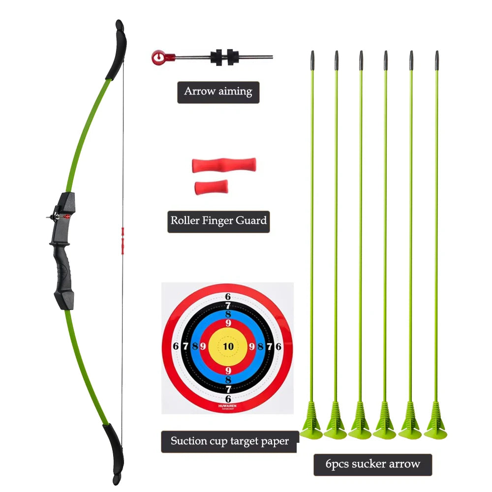 Kids Recurve Bow – 12-15lbs Takedown Set for Outdoor Shooting Practice