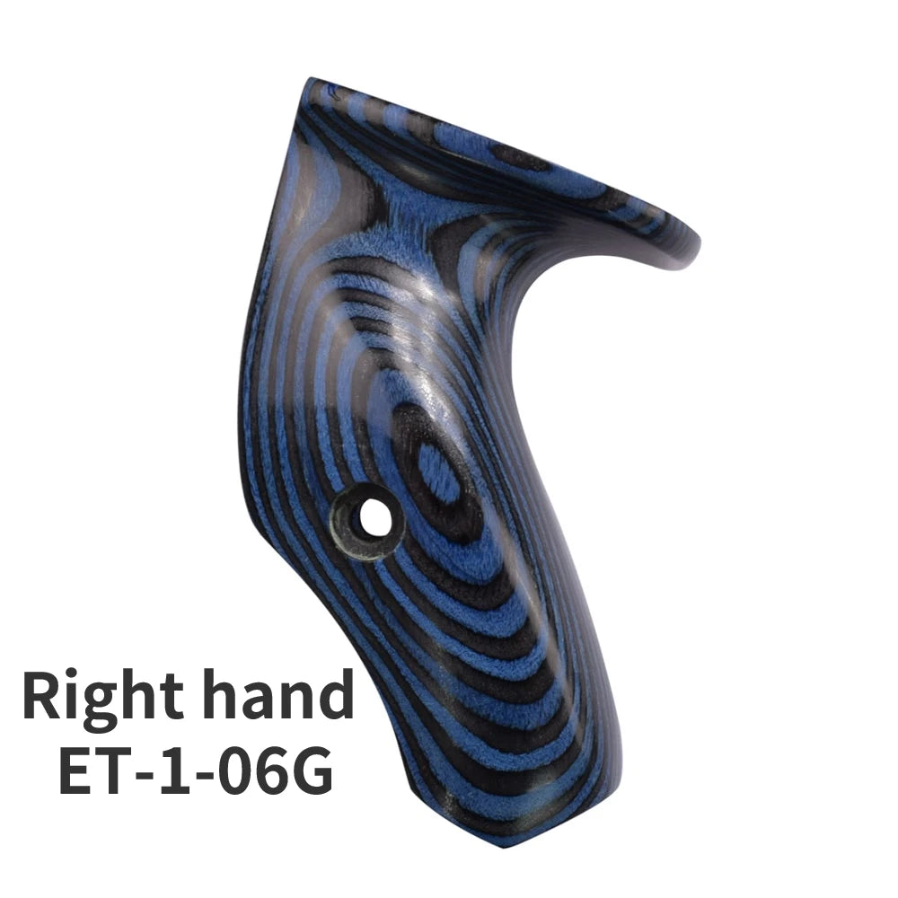 Wooden grip for 17" ILF recurve bow riser – ergonomic handle for left or right hand use
