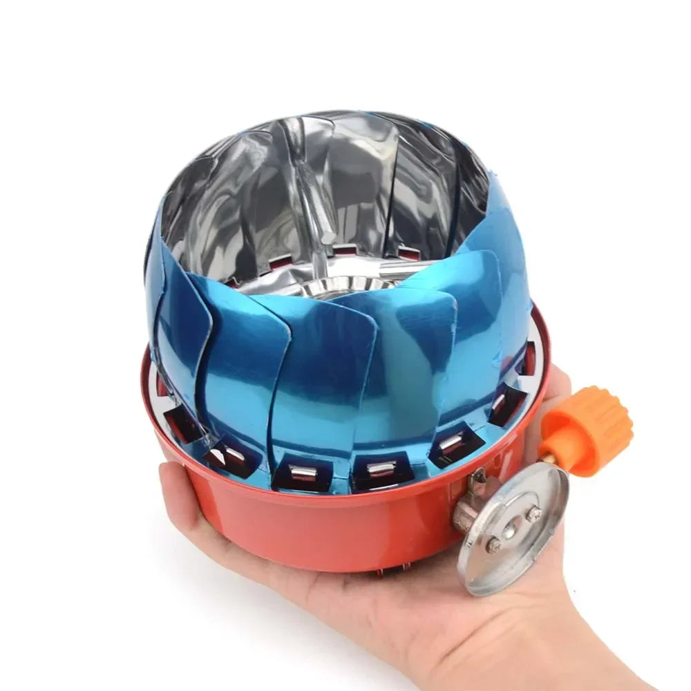 2800W Portable Camping Gas Stove with Windproof Design and Storage Bag
