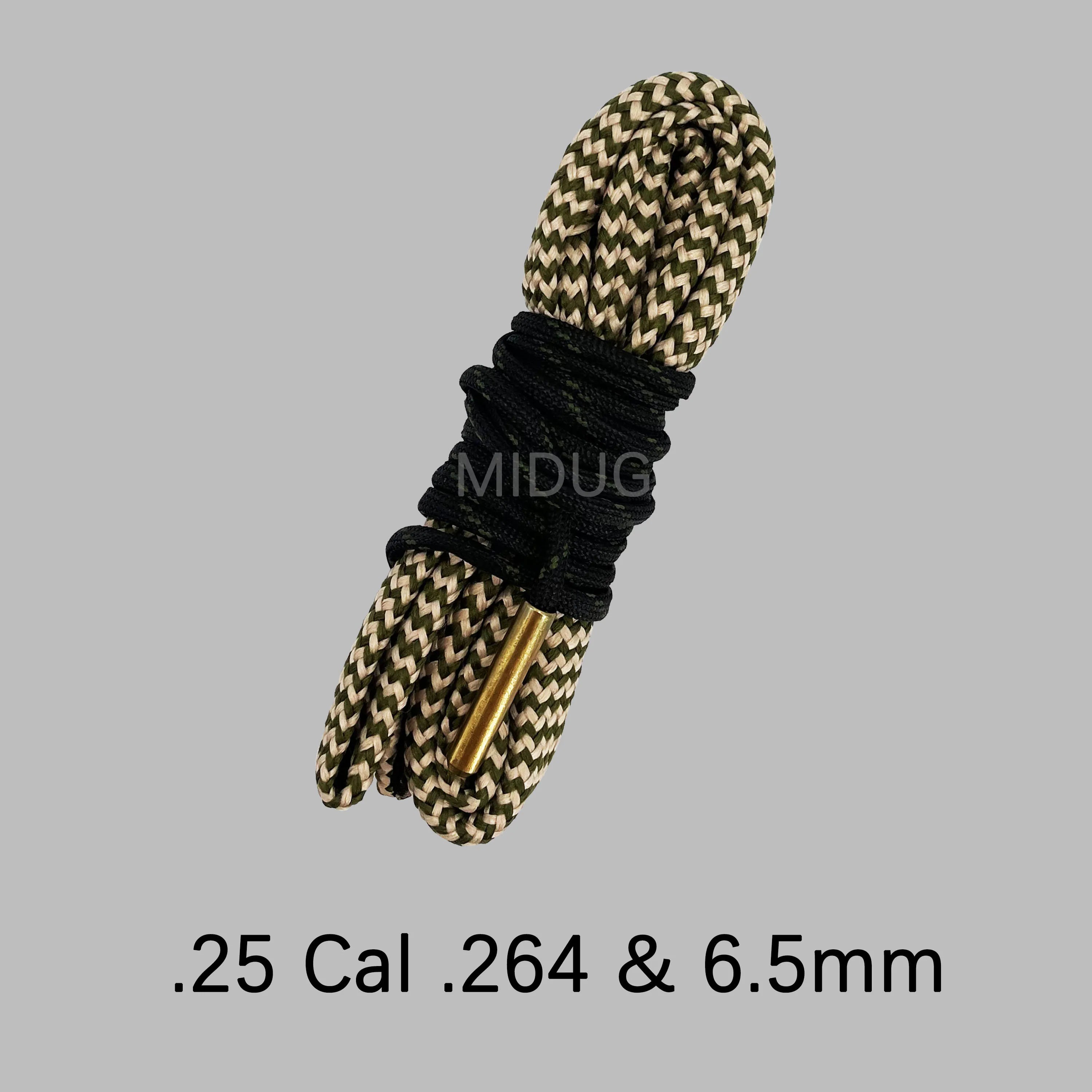 Bore Snake Cleaning Kit – Barrel Brush Rope for 12 GA, 9mm, .22, .223, .308, .44, .45cal & More