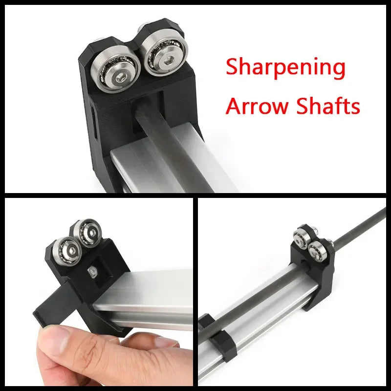 Arrow shaft grinder and straightness checker – precision tool for archery tuning