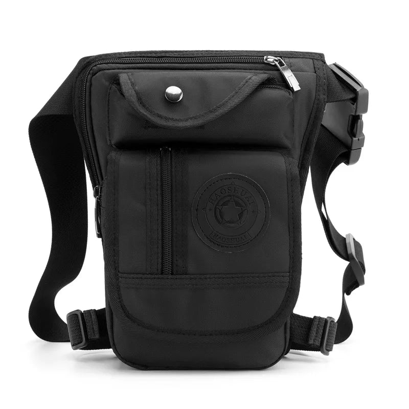 Portable Equestrian Drop Leg Bag – High-Quality Canvas & Nylon Riding Waist Pack with Large Capacity