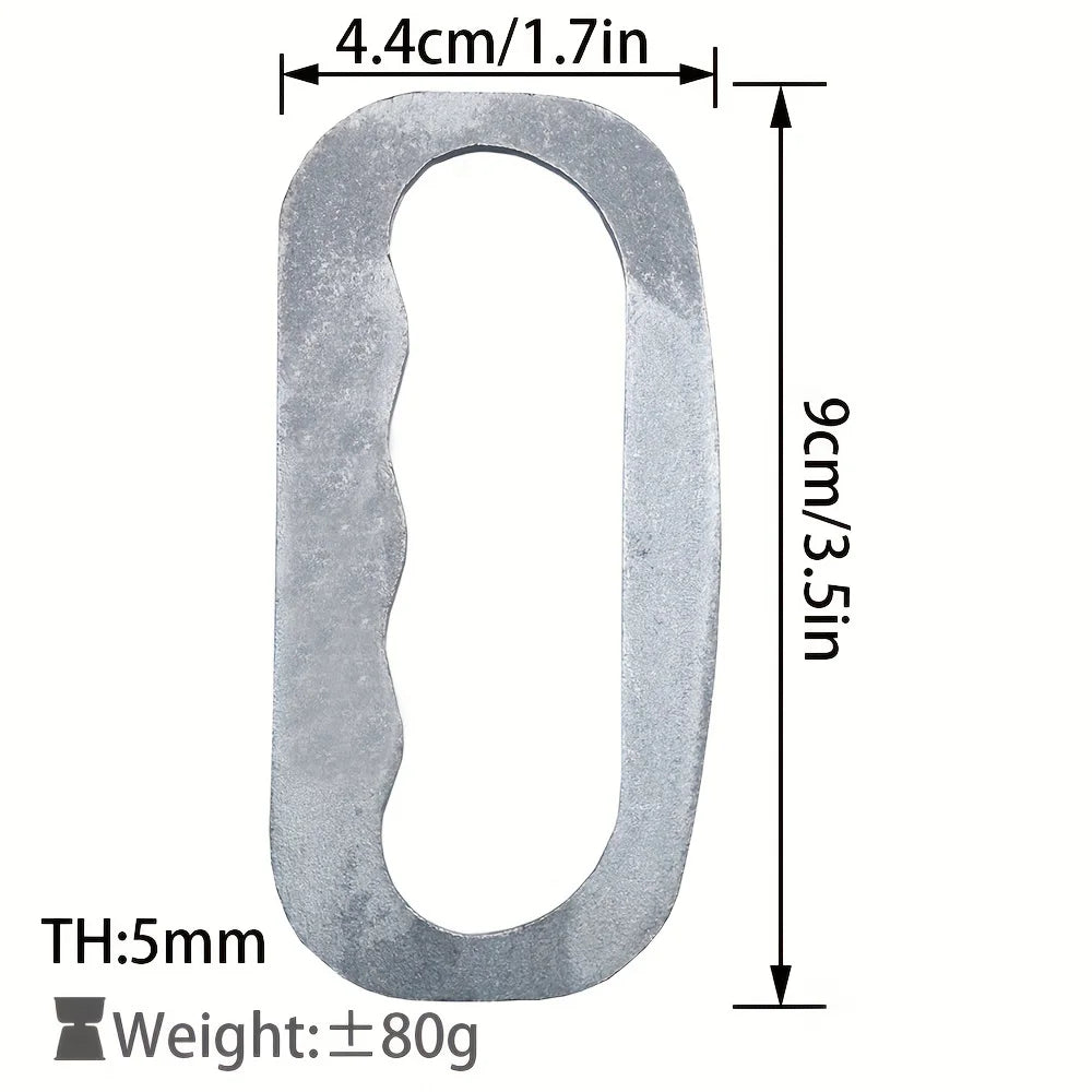 High Carbon Steel Fire Starter – Flint Striker Tool for Camping, Hiking & Outdoor Survival