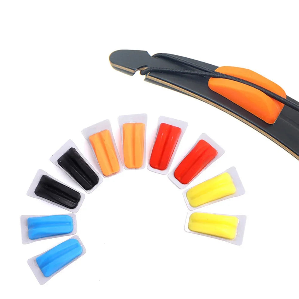 2pcs Archery Dampener – Shock Absorption Soft Rubber Limb Saver for Recurve Bows