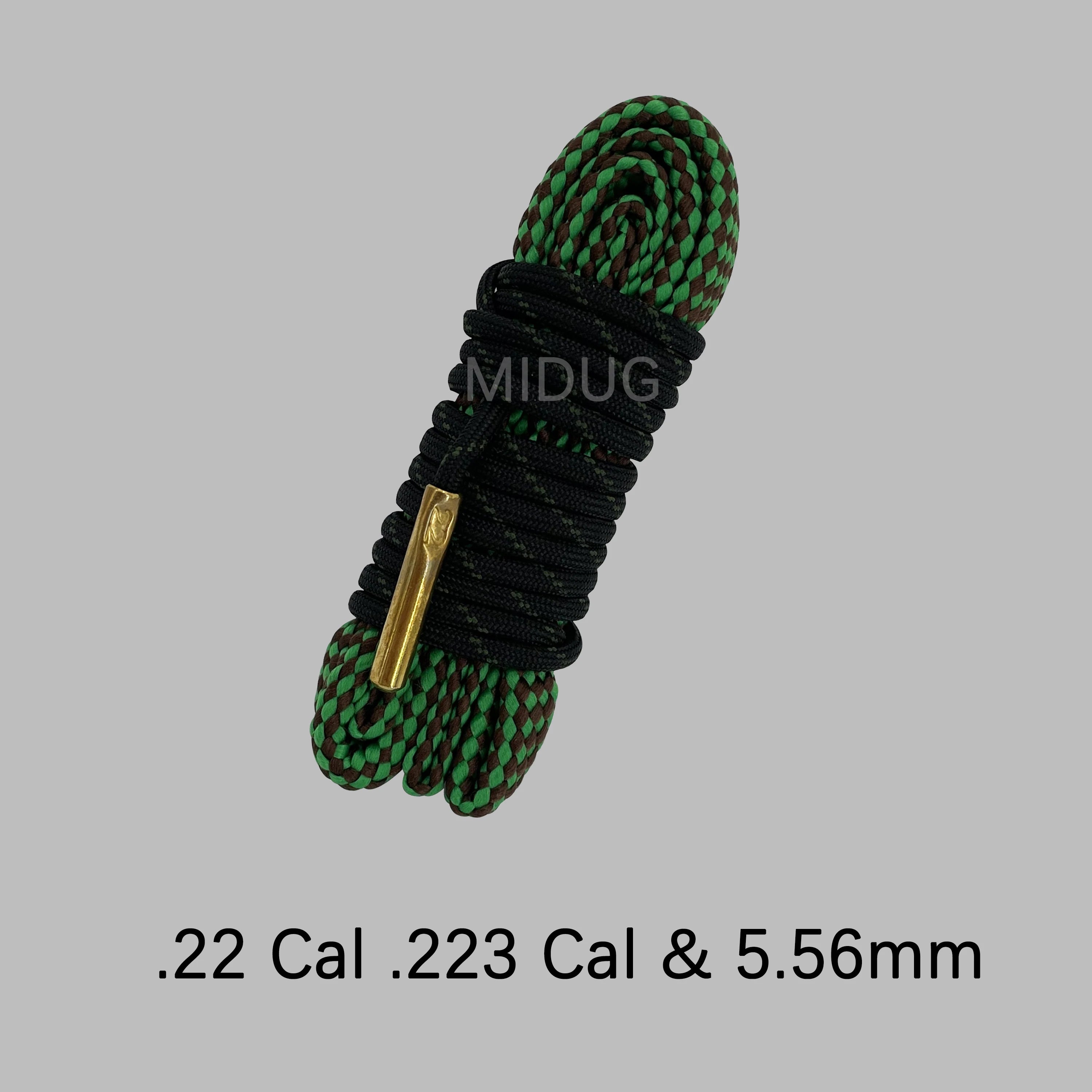 Bore Snake Cleaning Kit – Barrel Brush Rope for 12 GA, 9mm, .22, .223, .308, .44, .45cal & More