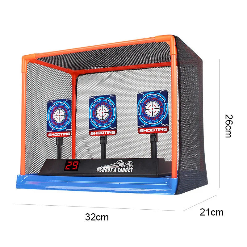 Targets for Nerf Guns – Auto Reset Electric Shooting Target with Sound & Light for Kids