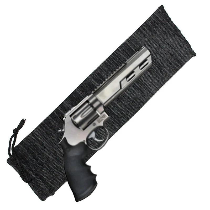 Classic 40cm Ambidextrous Handgun Sock – Silicone-Treated Dust-Proof Gun Protector