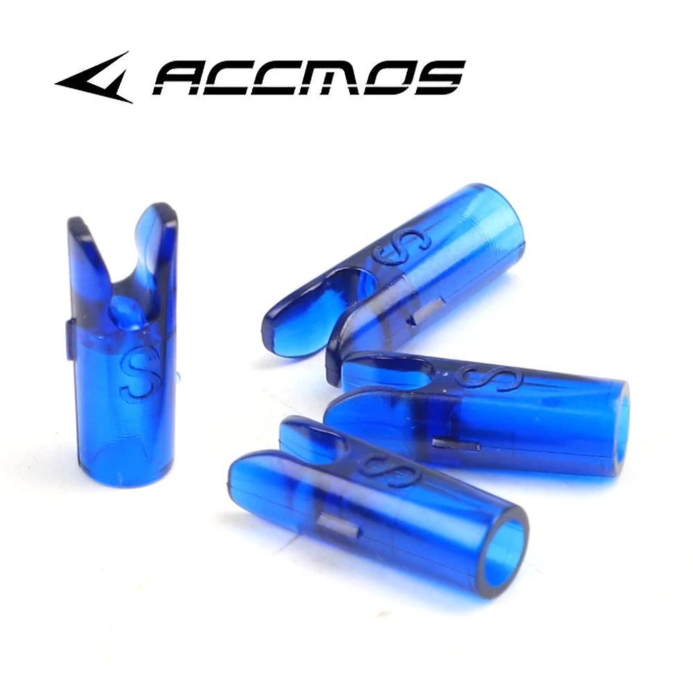 60pcs Plastic Arrow Pin Nocks, Size L & S For ID4.2mm, ID6.2mm, 3.2mm, DIY Arrow Shaft Archery
