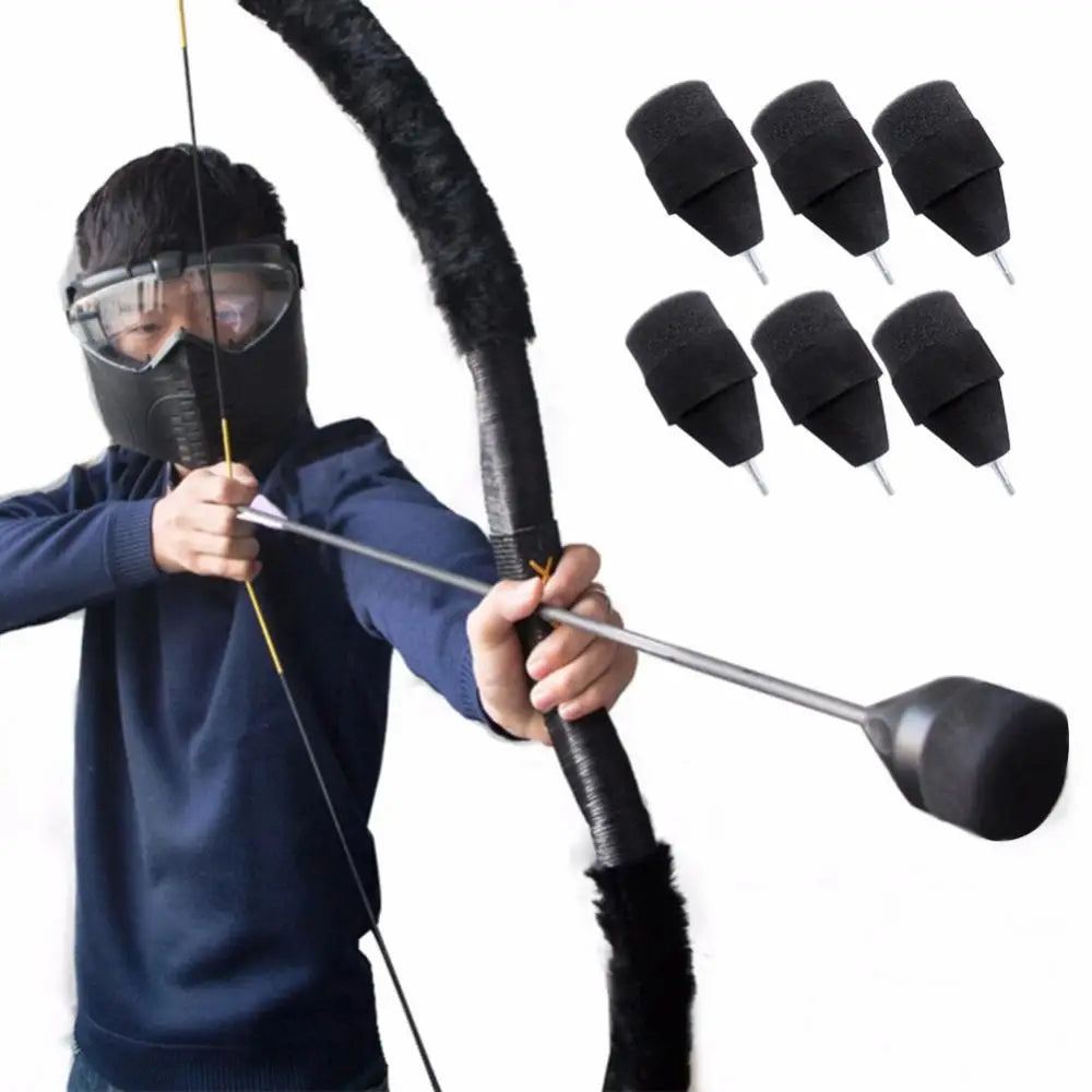 Sponge Foam Arrowhead for CS Shooting & Archery Practice – Safe Game Accessory for Under 20lbs Bows