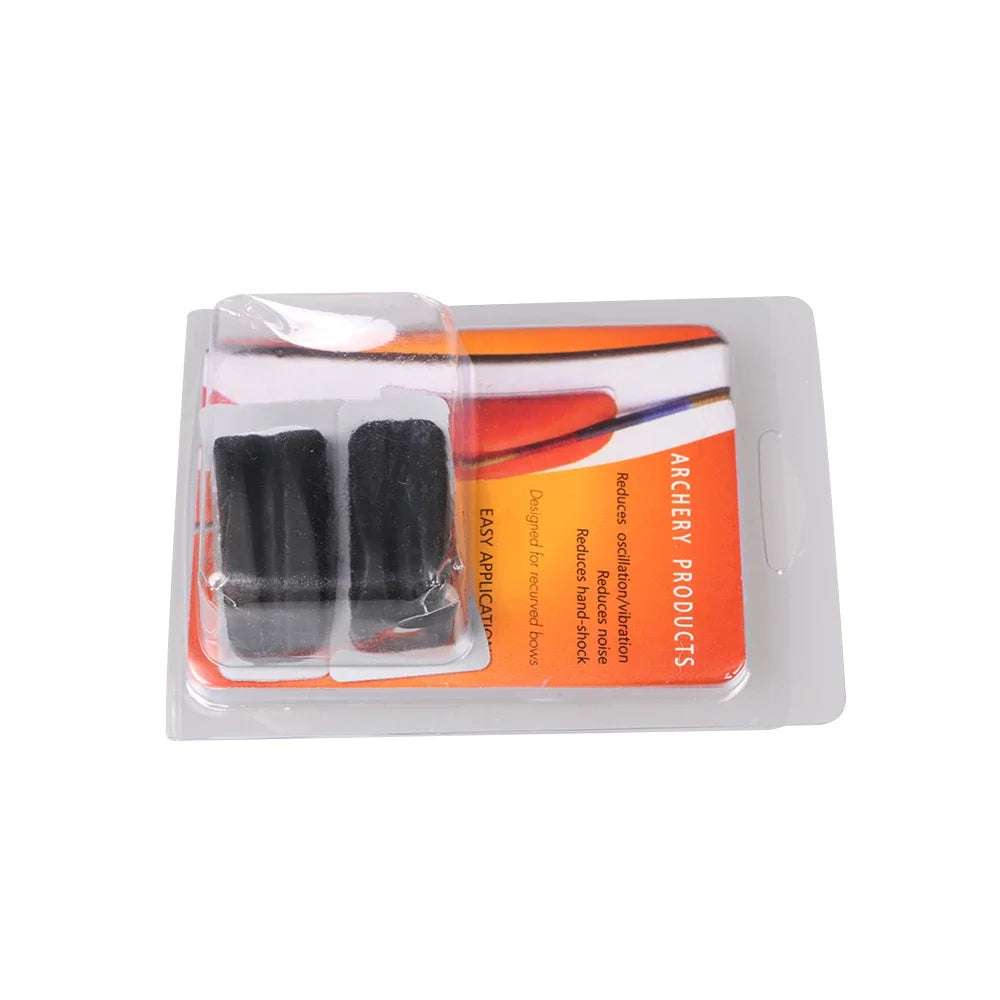2pcs Archery Dampener – Shock Absorption Soft Rubber Limb Saver for Recurve Bows