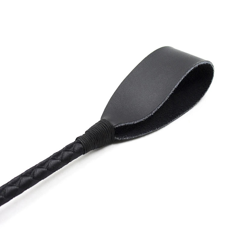 Professional Grade Riding Crop – Durable PU Leather Horse Whip with Non-Slip Handle