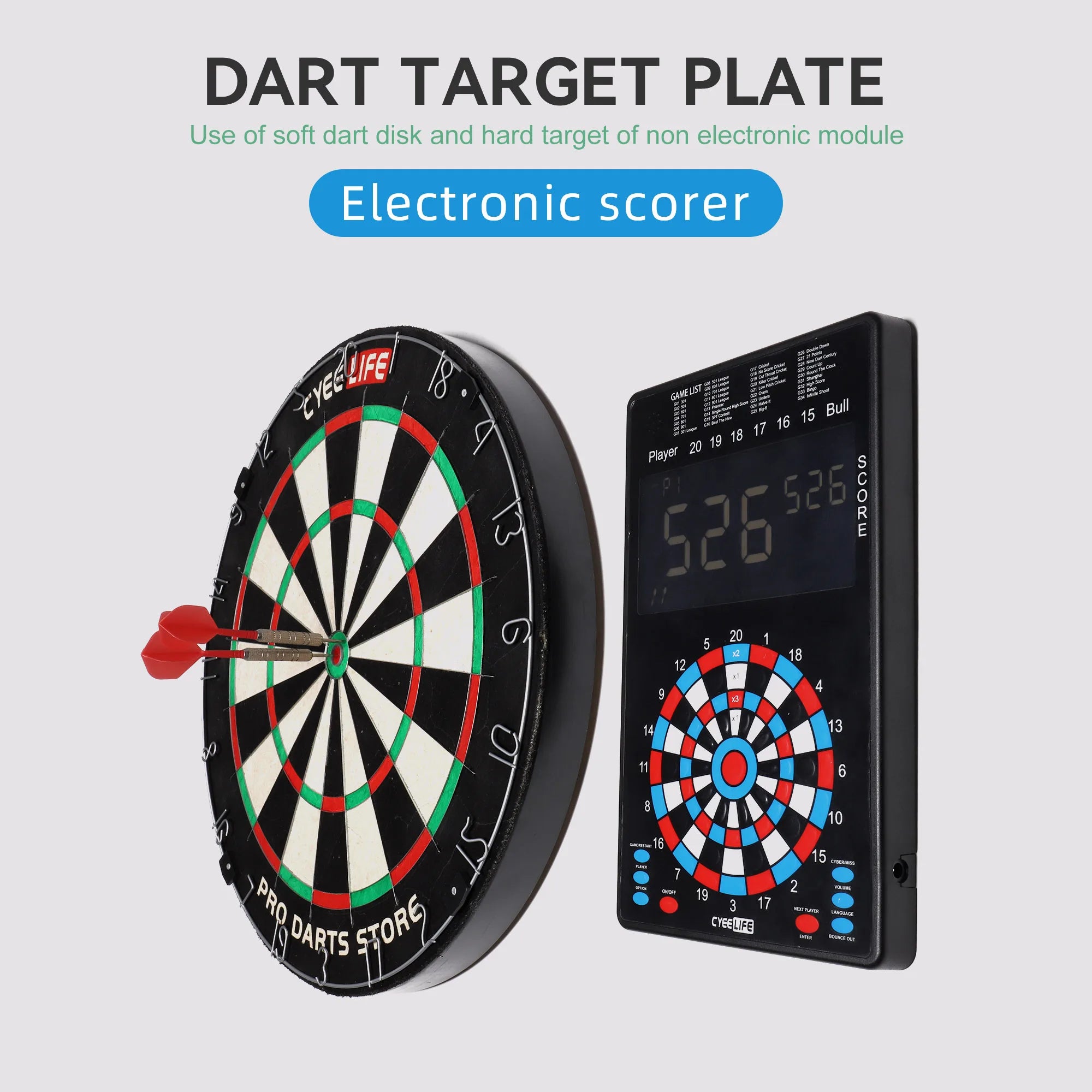 Electronic Dartboard Scoring Tool – Professional Dart Game Setup