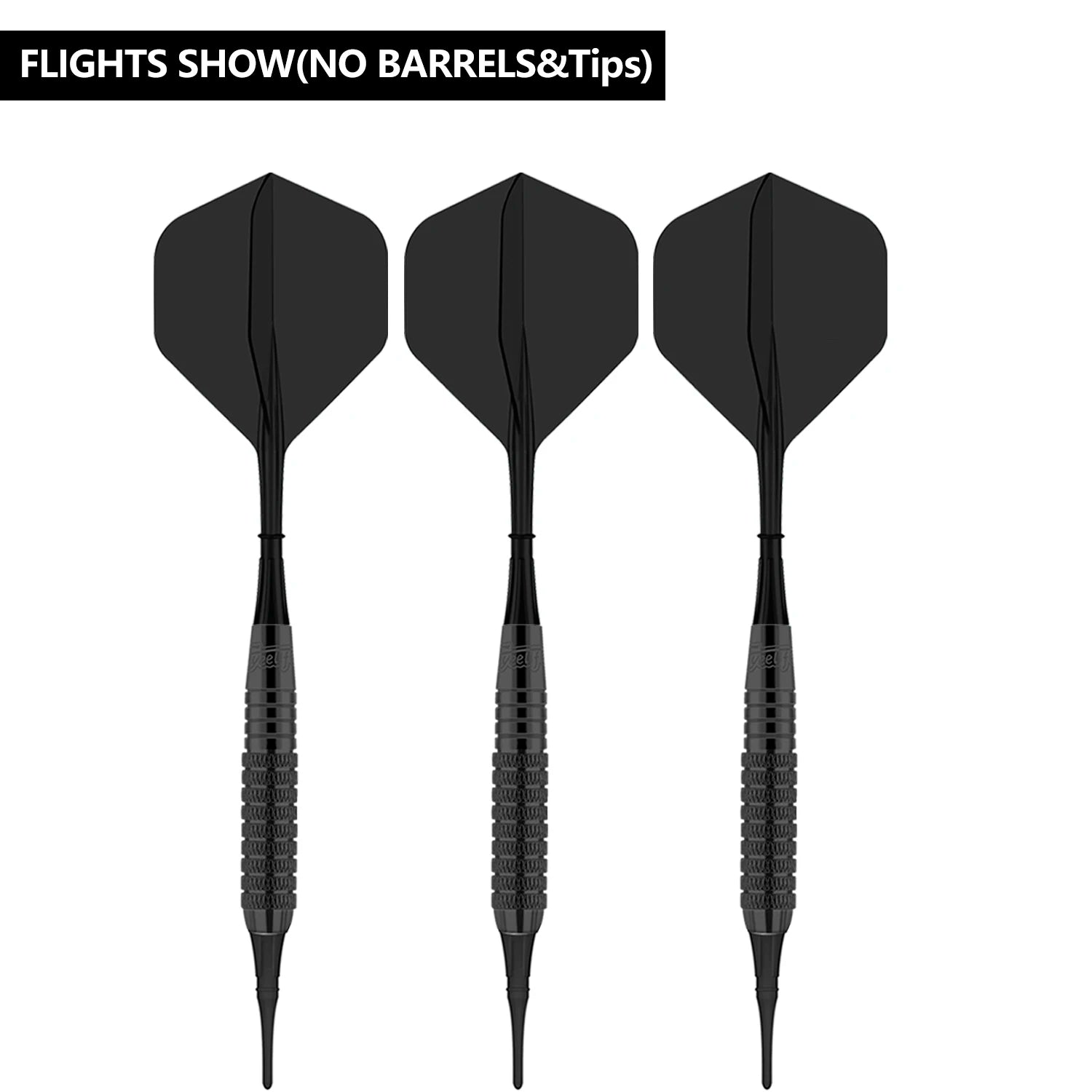 6PCS Integrated Dart Flights & Shafts Set – 2BA Screw In-One, Durable & Anti-Fall