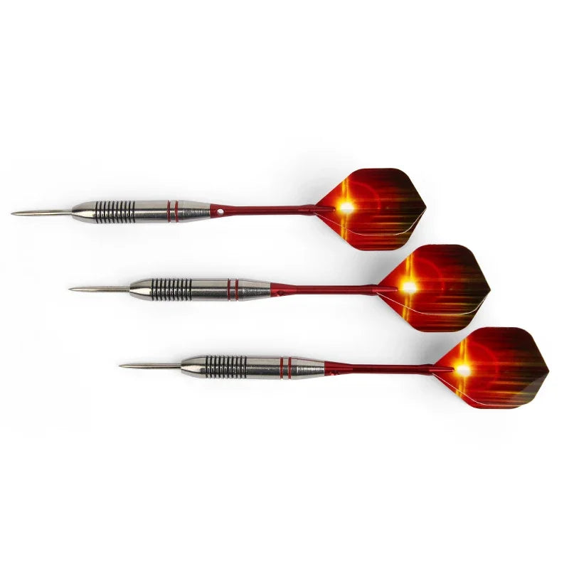 Professional 24g Steel Tip Darts – 3pcs Set with Aluminium Shafts & High-Quality Flights