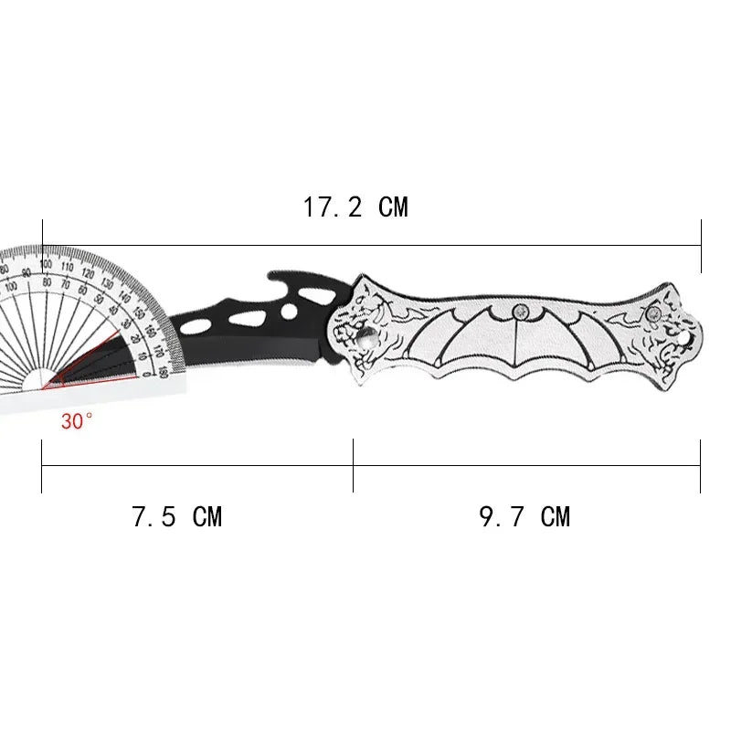 Folding Tactical Survival Knife – Portable EDC for Outdoor & Emergency Use