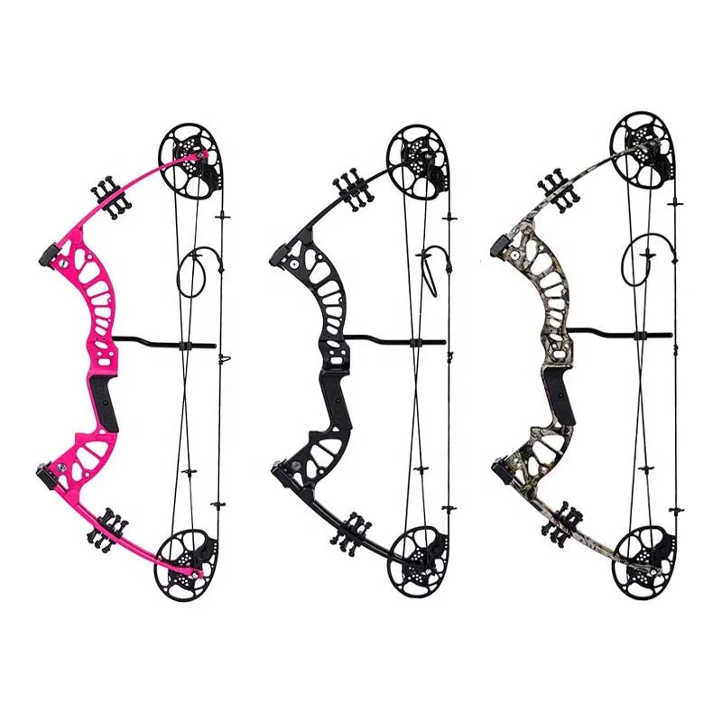 Compound Bow 27.5 Inch Adjustable Hunting Bow for Adults