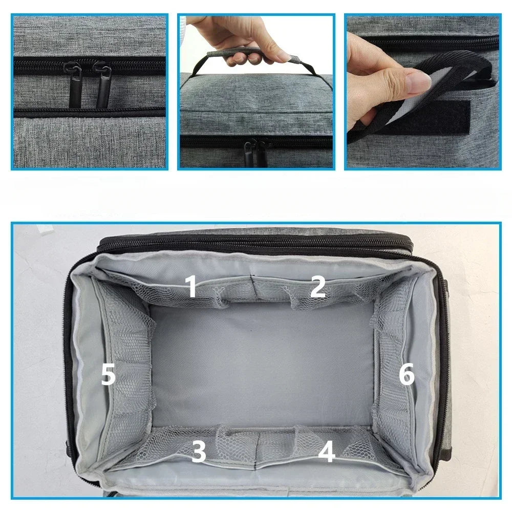 Travel First Aid Kit Bag – Home Medical Carry Bag, Multifunctional Storage Organizer, Medicine Box