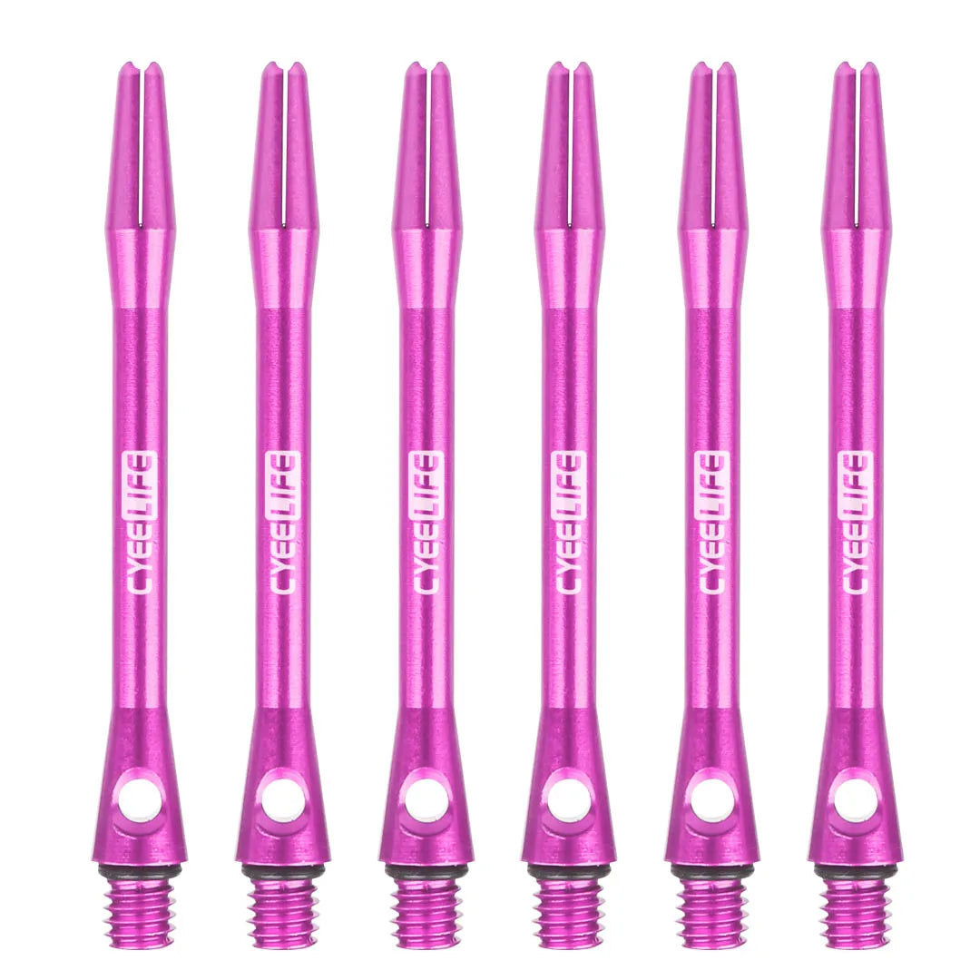 CyeeLife 48mm Aluminium Dart Shafts, 6pcs Durable 2BA Accessories, Durable, Lightweight and Strong