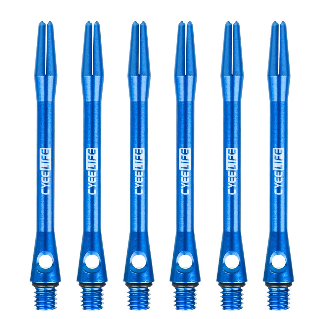 CyeeLife 48mm Aluminium Dart Shafts, 6pcs Durable 2BA Accessories, Durable, Lightweight and Strong