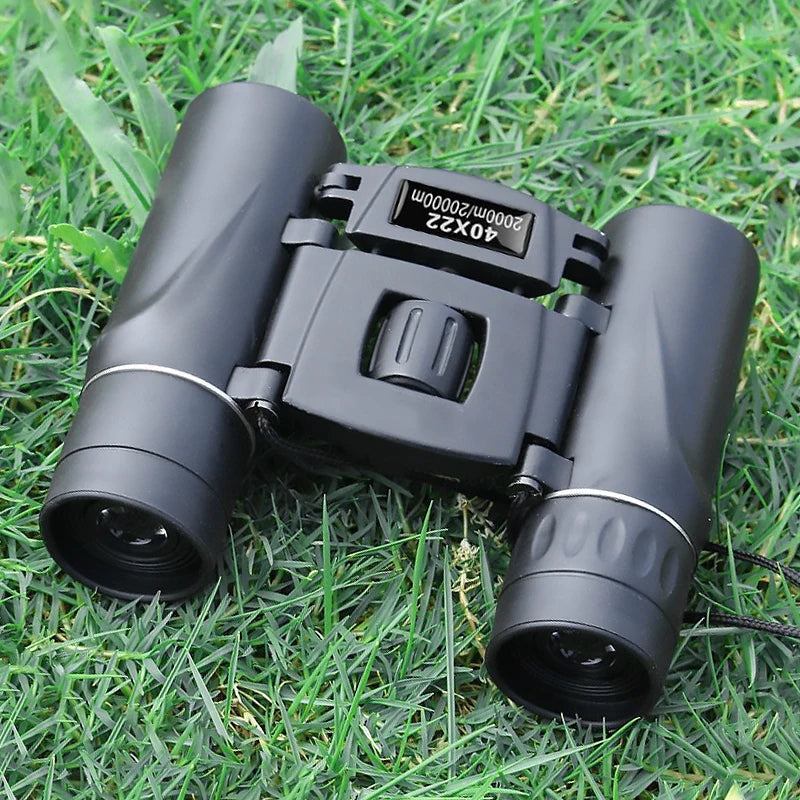 40x22 HD Compact Binoculars with BAK4 & FMC Optics for Long-Range Outdoor Viewing