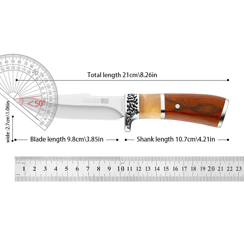 Wild Survival Self-defence Knife – Portable Mini Stainless Steel Pocket Knife