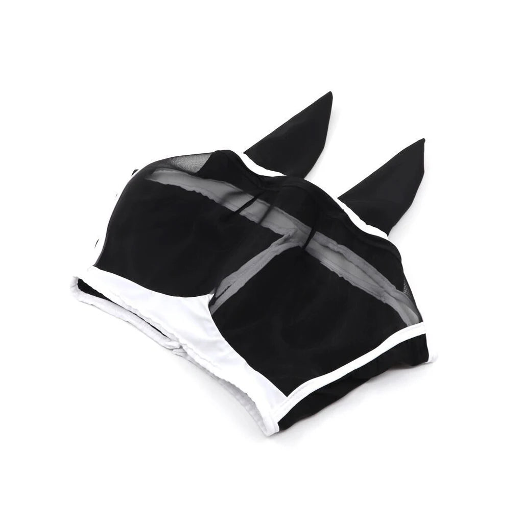 Professional Grade Horse Fly Mask – Adjustable, Breathable Mesh Mask for Comfortable Fly Protection