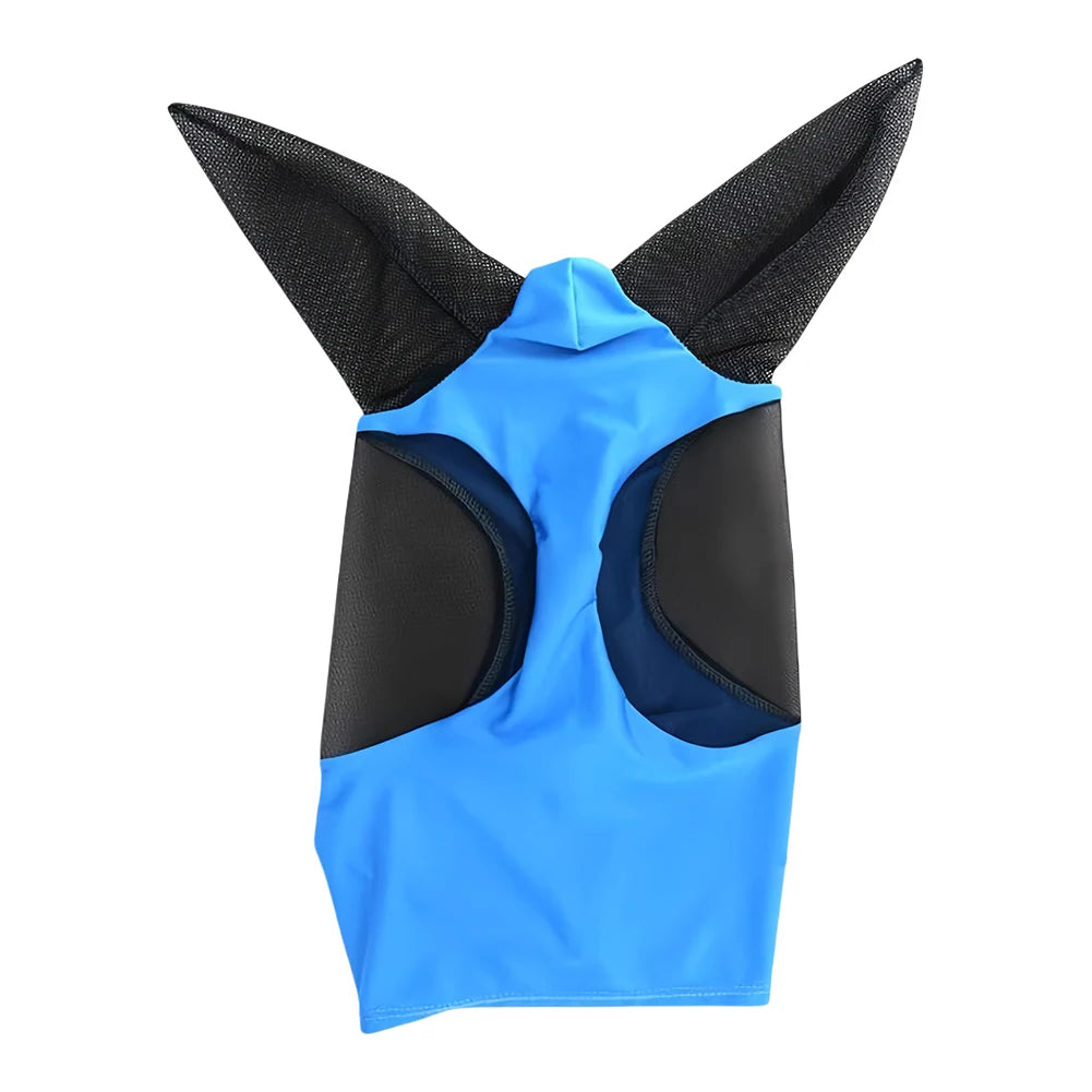 Anti-Fly Lycra Horse Mask – Breathable Knitted Mesh Fly Mask for Insect & UV Protection
