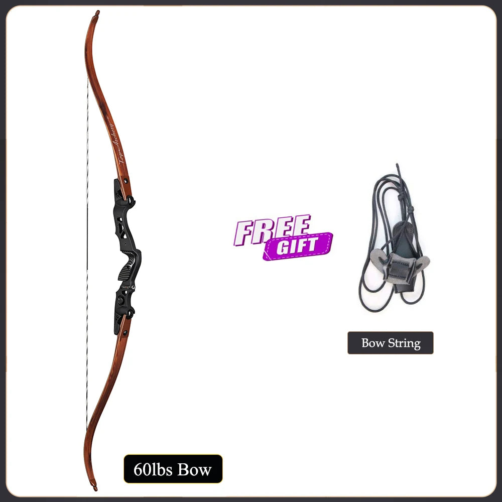 62" ILF Take Down Recurve Bow 20–60lbs – Precision for Hunting & Target Sports