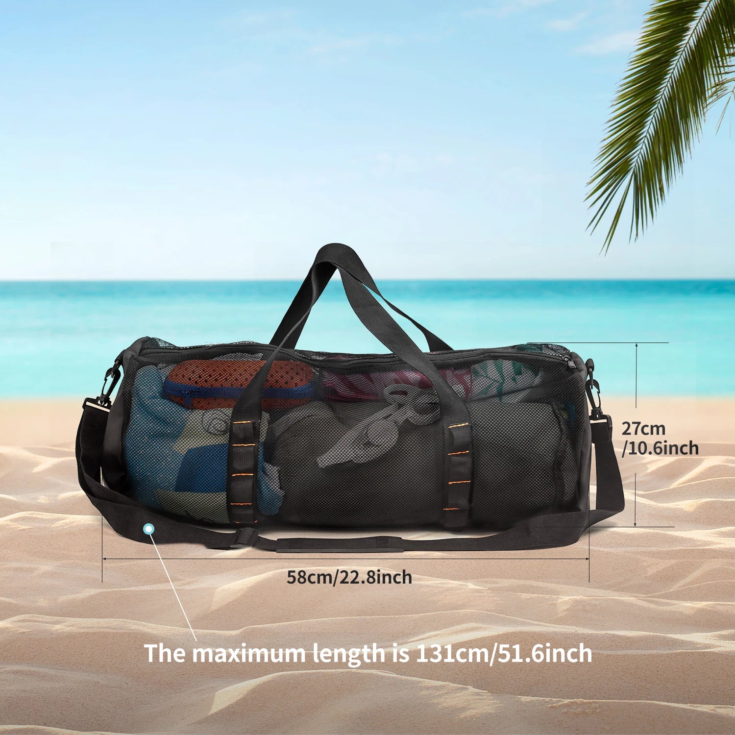 Extra Large Mesh Dive Bag – Heavy-Duty Duffle for Scuba Diving & Snorkelling Gear